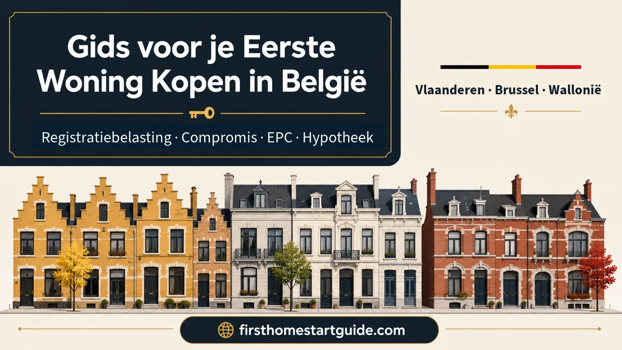 België Eerste Woning Gids — Drie Gewesten, Één Helder Stappenplan