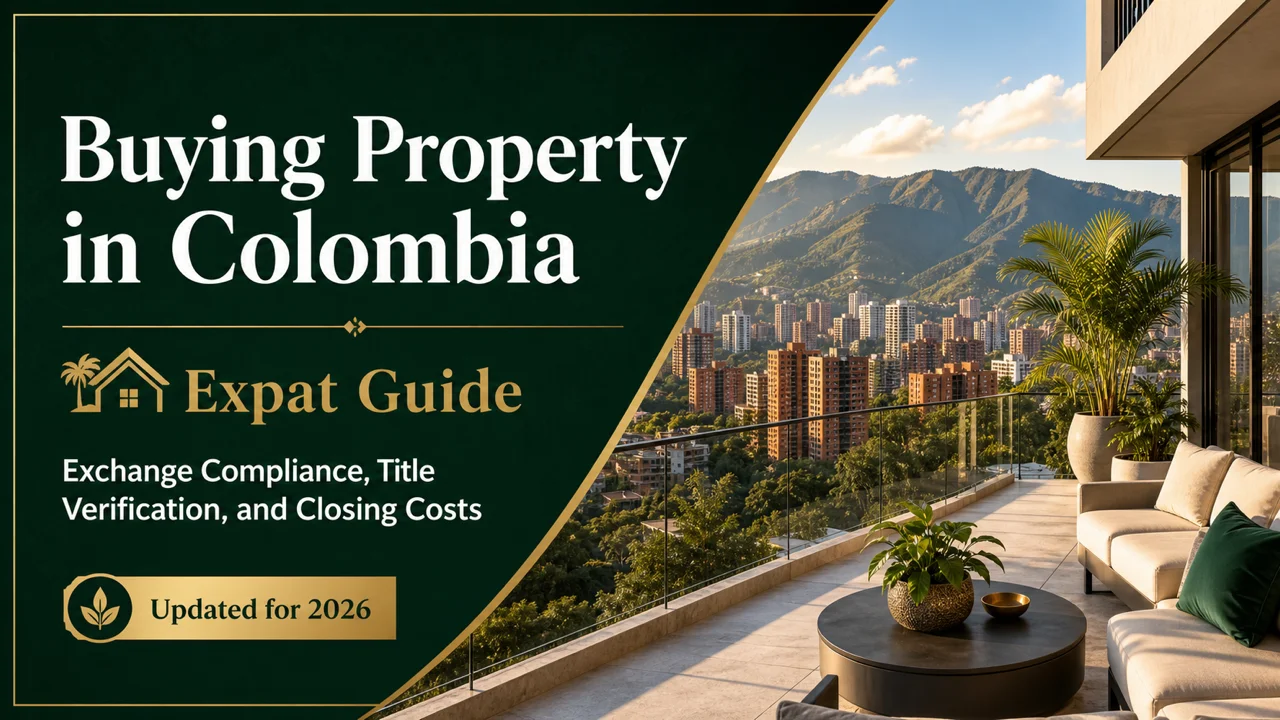 Colombia Expat Property Guide — Navigate the Notaría Without Getting Burned
