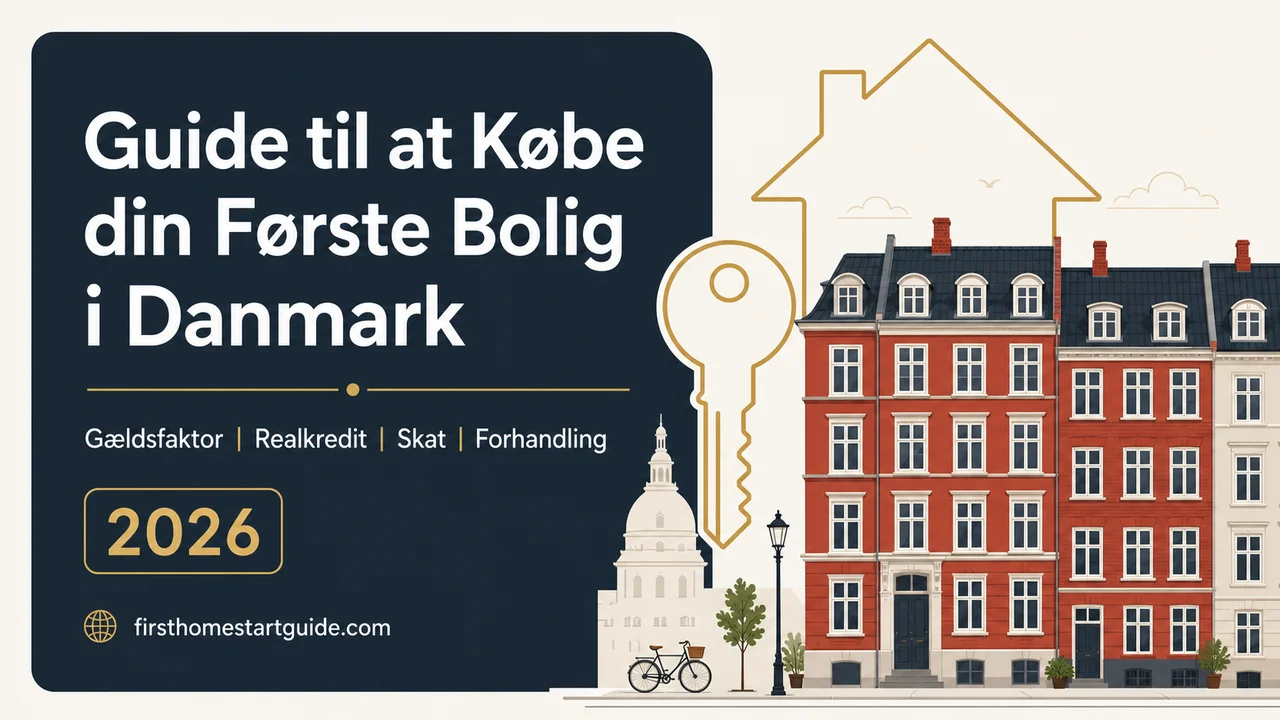 Danmark — Din Første Bolig fra Gældsfaktor til Skøde