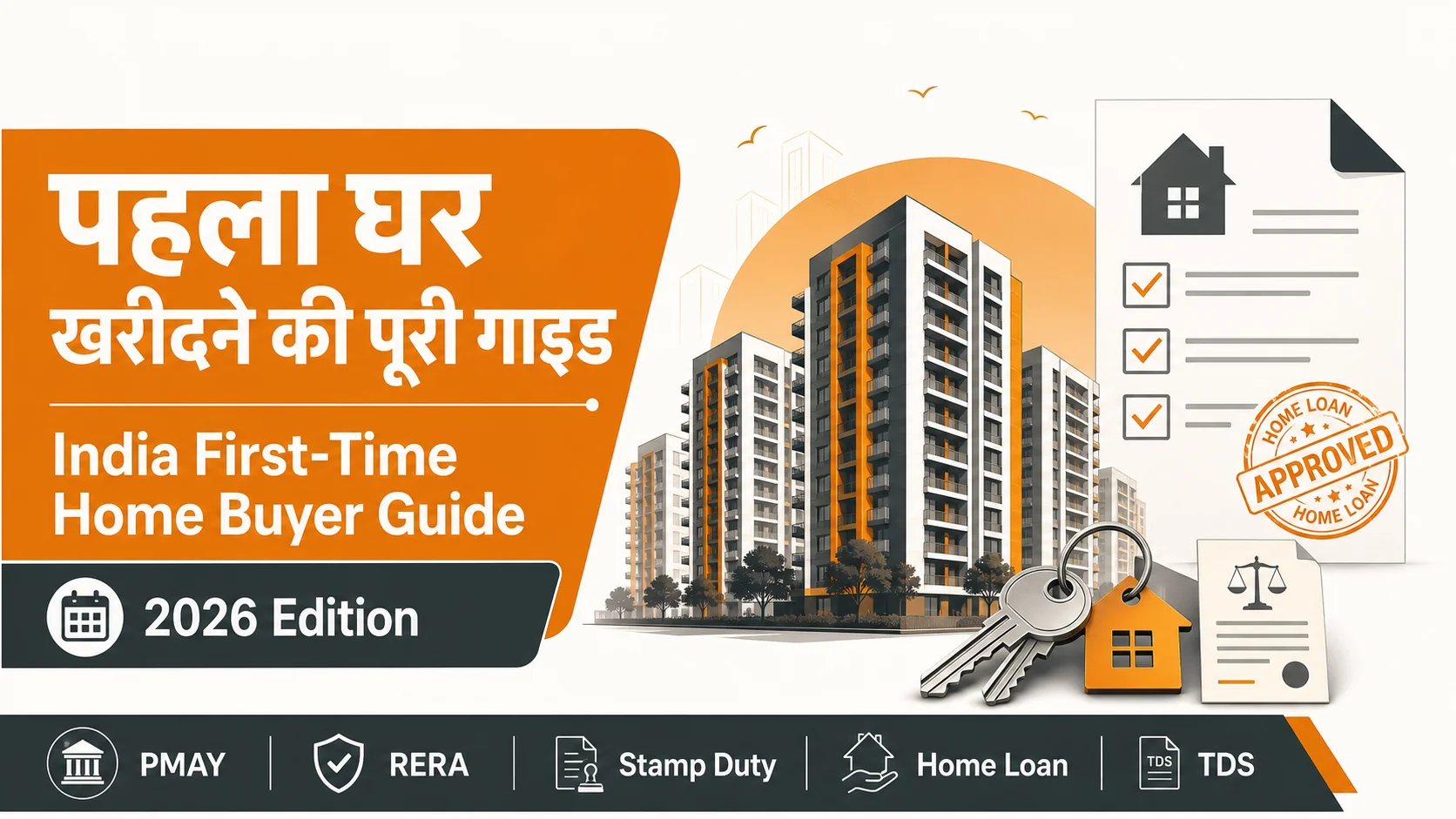 भारत में पहला घर — PMAY, RERA, TDS सब एक जगह