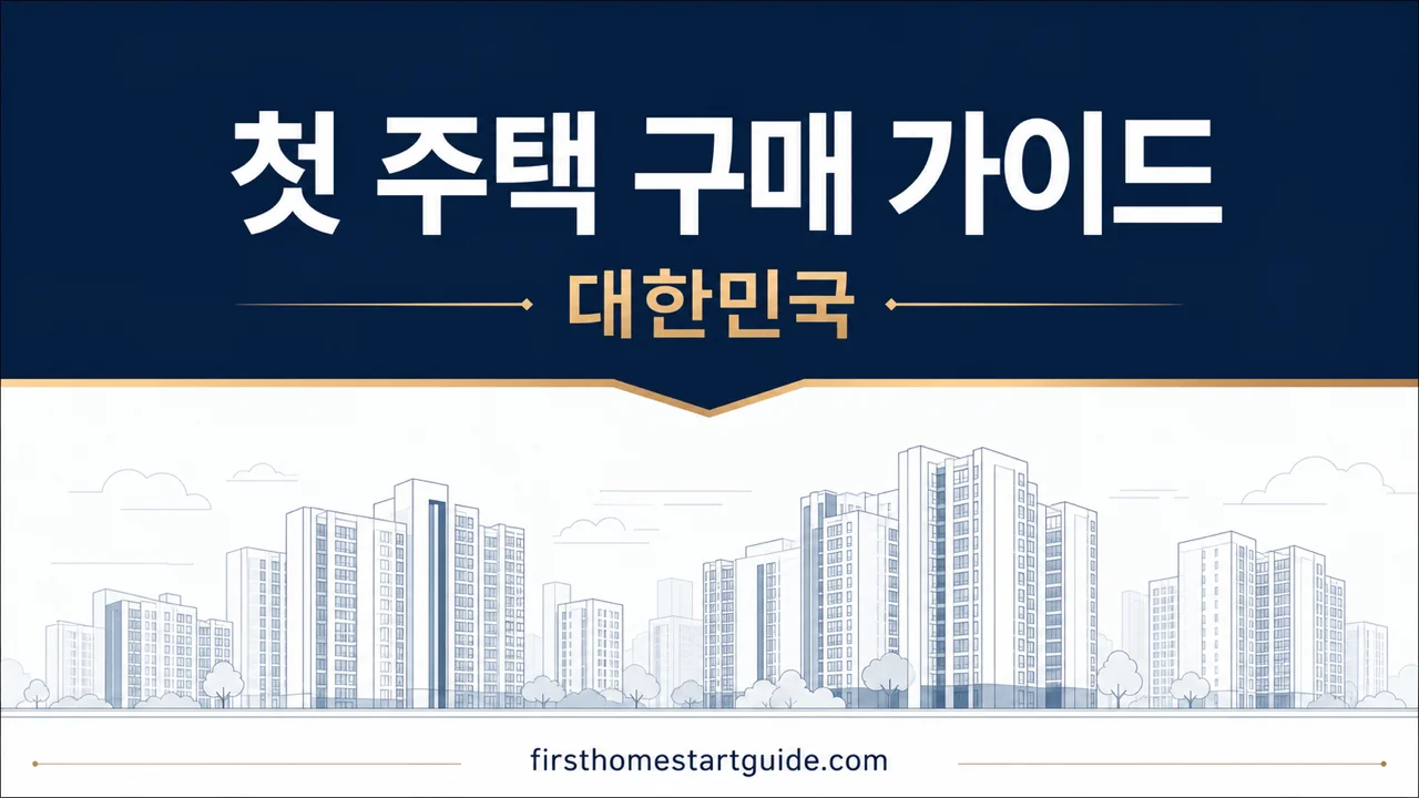대한민국 첫 주택 구매 가이드 — 디딤돌·방공제·잔금일 완전 정복