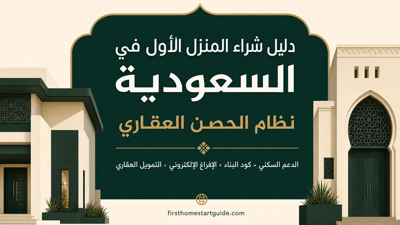 دليل شراء المنزل الأول في السعودية — سكني، التمويل، الإفراغ