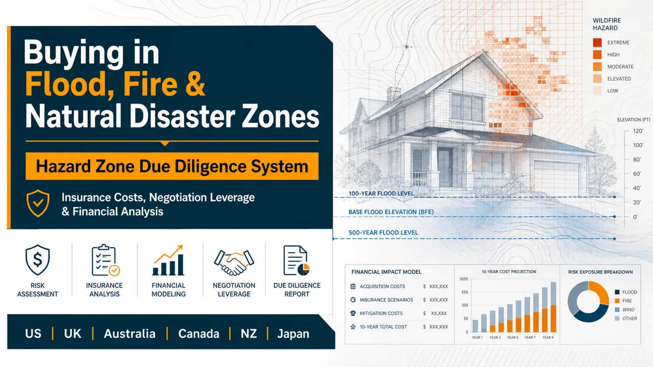 Buying in a Natural Disaster Zone — Insurance, Risk & Negotiation Toolkit