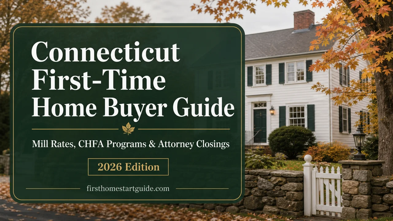 Connecticut First-Time Home Buyer Guide — Mill Rates, CHFA & Attorney Closings