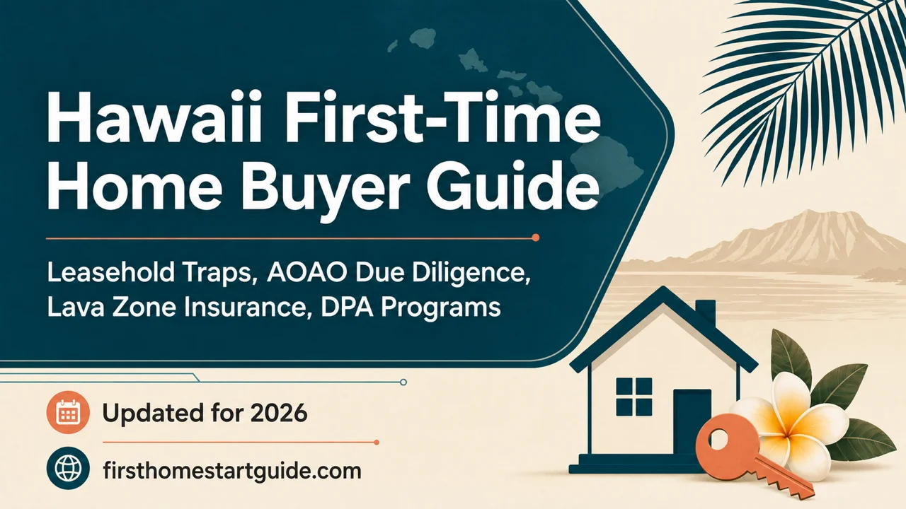 Hawaii First-Time Home Buyer Guide — Leasehold Traps, AOAO Due Diligence, and Lava Zone Insurance