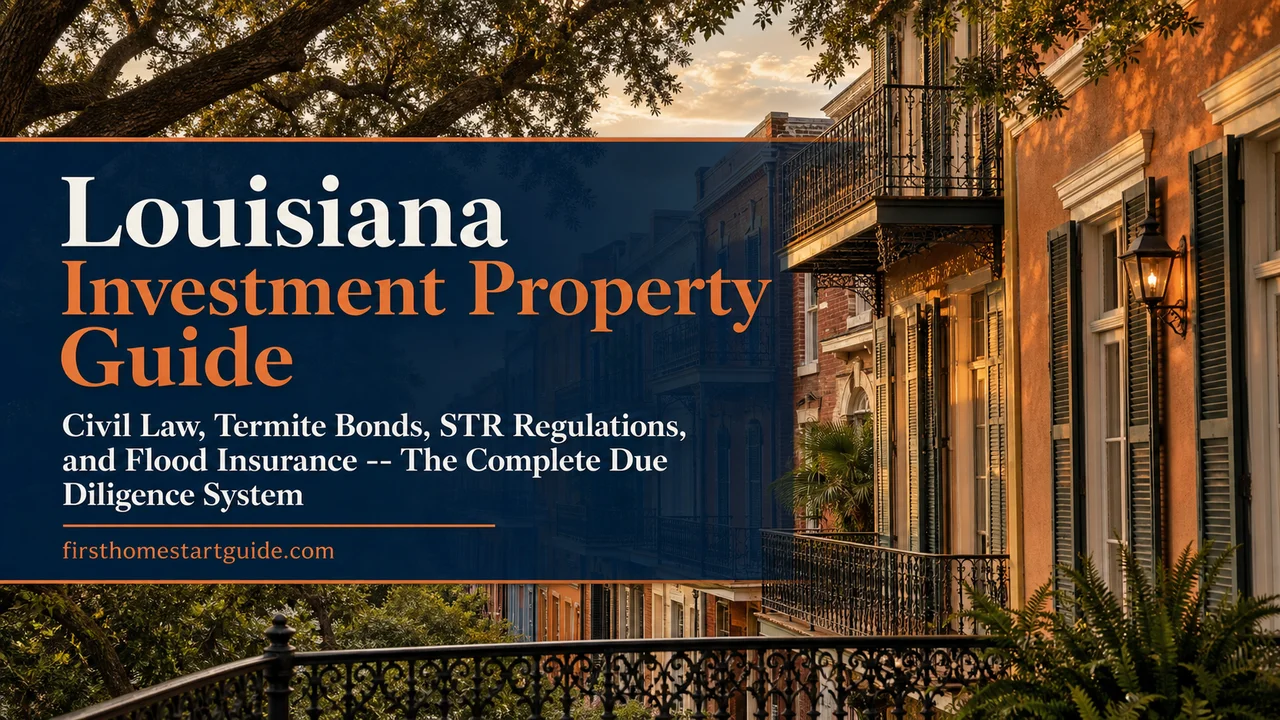 Louisiana Investment Property Guide — Civil Law, Termite Bonds & STR Permits
